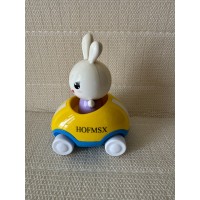 HOFMSX Adventures Little Buggy Vehicle Preschool Toy for Ages 3 and Up (Rabbit in Helicopter)